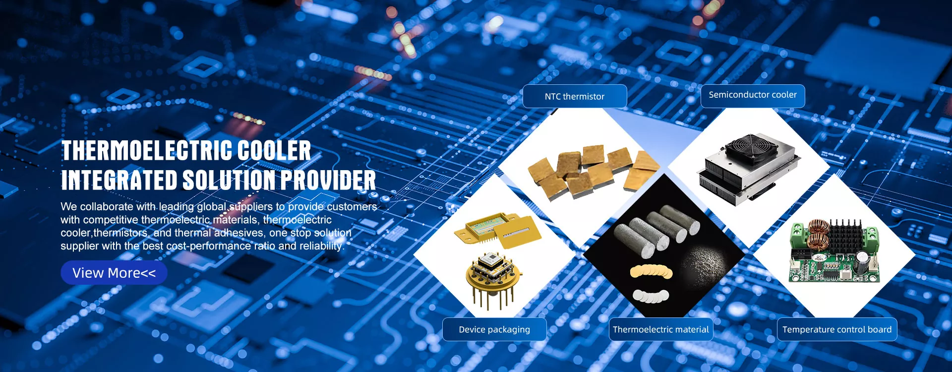 고품질 열전 냉각기 어셈블리
